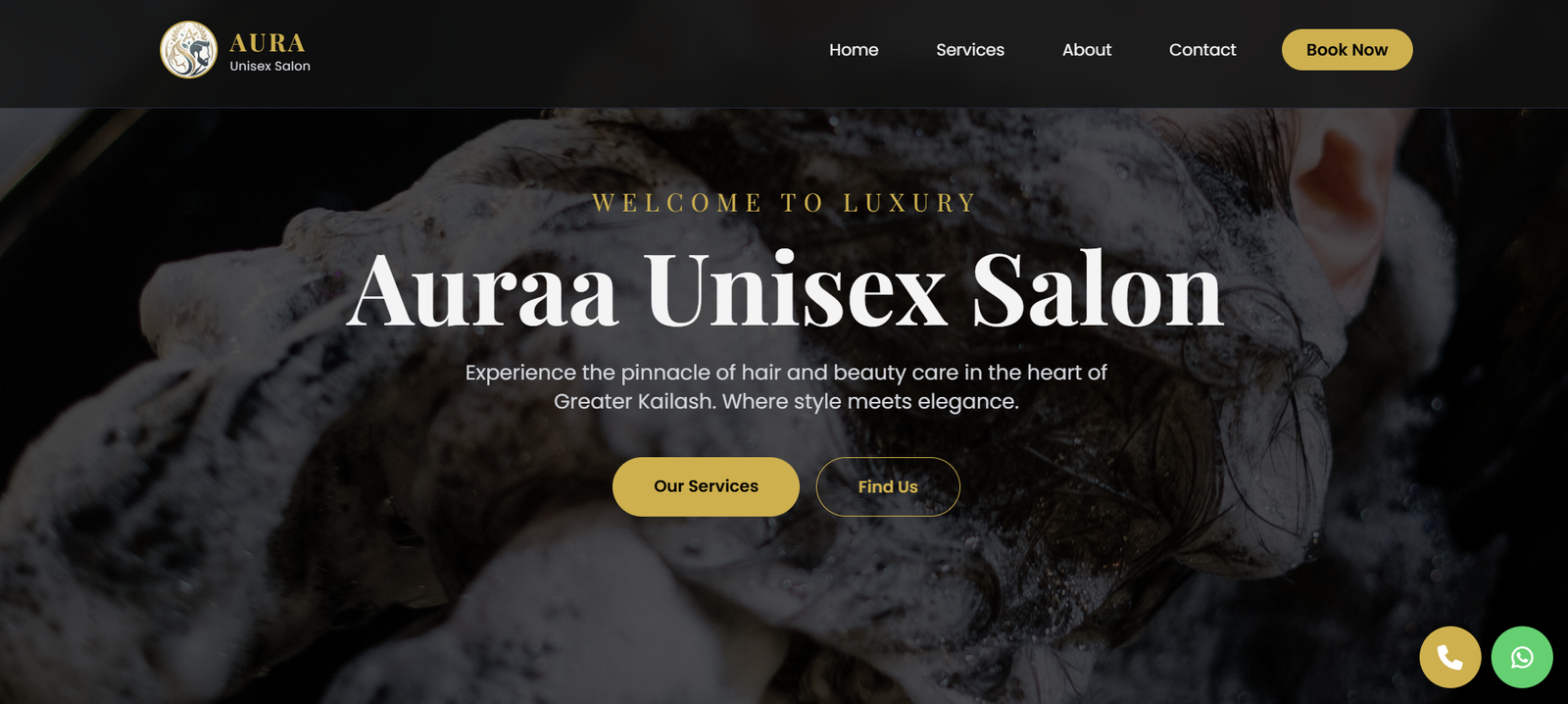 Aura Unisex Salon - Preview