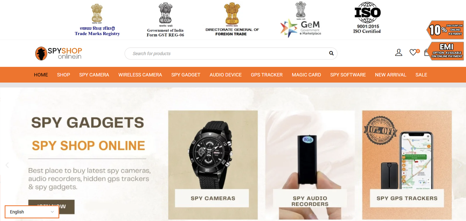 Spy Shop Online - Preview